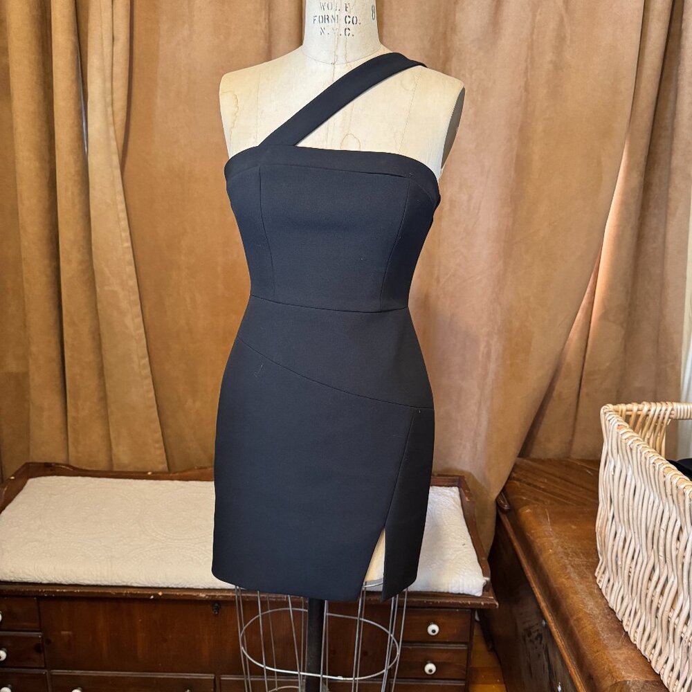 BCBGMaxAzria Black Crepe Dress
